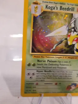 Kogas Beedrill 9/132 Holo Rare WOTC Gym Challenge Pokemon Mint NP - Image 5