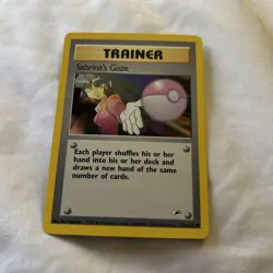 Pokemon Sabrina's Gaze Gym Heroes Trainer #125/132 Regular Common Wizards 2000 - Image 1