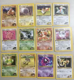 Pokemon Gym Challenge Heroes Lot w/ 1st Edition Eevee Clefairy Golbat Porygon + - Image 2