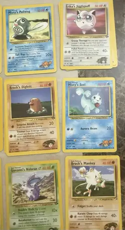 Pokemon Gym Challenge Heroes Lot w/ 1st Edition Eevee Clefairy Golbat Porygon + - Image 4