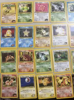 Pokemon Gym Challenge Heroes Lot w/ 1st Edition Eevee Clefairy Golbat Porygon + - Image 5