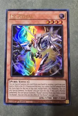 Yu-Gi-Oh! Ice Ryzeal - CRBR-EN003 - Ultra Rare - 1st Edition Near Mint 🔥 - Image 1