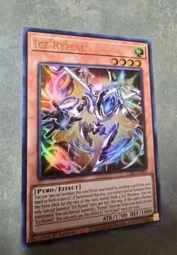 Yu-Gi-Oh! Ice Ryzeal - CRBR-EN003 - Ultra Rare - 1st Edition Near Mint 🔥 - Image 3