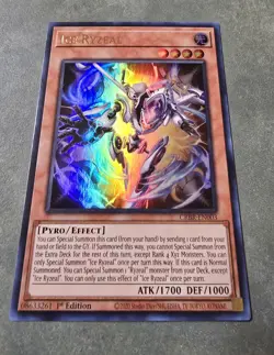 Yu-Gi-Oh! Ice Ryzeal - CRBR-EN003 - Ultra Rare - 1st Edition Near Mint 🔥 - Image 4