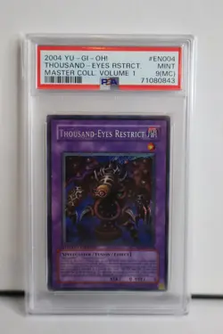 Yu-Gi-Oh! Thousand-Eyes Restrict Master Coll. Volume 1 MC1-EN004 PSA 9 Miscut - Image 1