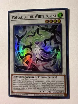 Poplar of The White Forest - ALIN-EN041 - Super Rare - 1st Edition - NM/M Yugioh - Image 1