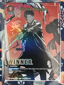 Chihiro Rokuhira Winner Foil - UEPR /KGR-1-056 NM - Union Arena - Image 1