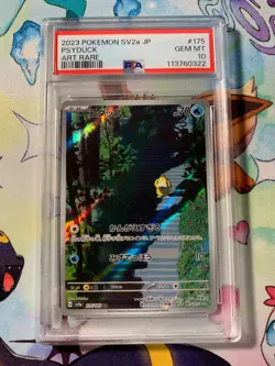Pokemon 2023 Japanese Sv2a: Pokemon Card 151 Psyduck 175/165 PSA 10 GEM MINT - Image 1
