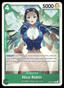 One Piece Emperors in the New World Nico Robin Card OP09-033 - Image 1