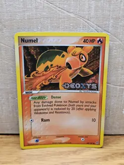 Numel 68/107 EX Deoxys Reverse Holo Stamped Pokemon Card TCG - Image 1
