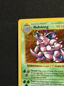 Pokemon Nidoking TCG Base Set Holo Shadowless Rare Card 11/102 - Image 5