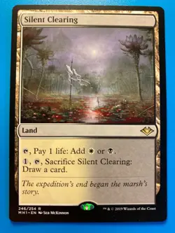 MTG 1x Silent Clearing # 246 Modern Horizons Magic the Gathering Card x1 NM - Image 1
