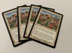 4 Prismatic Strands Judgement MTG + Free Bonus Magic The Gathering Cards! - Image 1