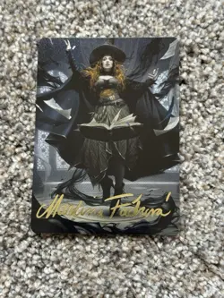 Tasha, the Witch Queen Art Card (41/81) Gold-Stamped Signature Series MTG - Image 1