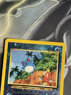 Pokemon Marill Reverse Holo Card 11/18 Southern Islands LP Condition - Image 2