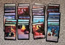 Magic Gathering Avatar The Last Airbender 40 FOIL Double Sided Tokens Lot MTG - Image 1