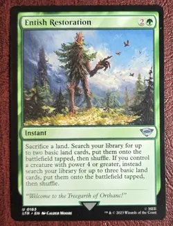 Entish Restoration - MtG Lord of the Rings - U0163 NM 2023 - Image 2