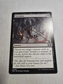 Victimize Commander: Tarkir: Dragonstorm Regular - Image 1