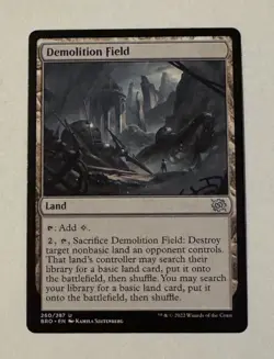 MTG Demolition Field - The Brothers' War LP - Image 1
