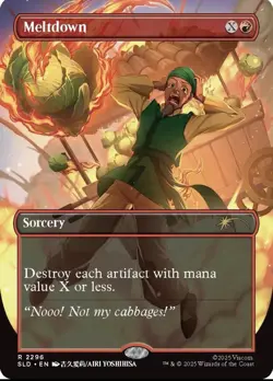 MTG Secret Lair FOIL Avatar: The Last Airbender My Cabbages! - Image 3