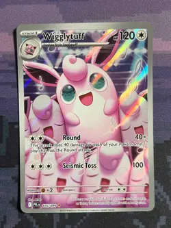 Wigglytuff 105/094 Pokemon Phantasmal Flames Illustration Rare Near Mint - Image 1
