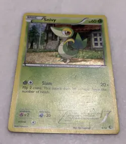 Pokemon Snivy 1/12 Holo Rare 2011 Mcdonald's Promo TCG - Image 3