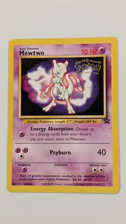 Pokemon Mewtwo Black Star Promo 3 – LP - Image 1