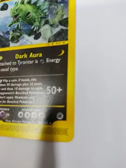MINT Pokemon Tyranitar Expedition Card 66/165 Rare Condition Non Holo - Image 2