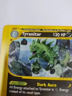 MINT Pokemon Tyranitar Expedition Card 66/165 Rare Condition Non Holo - Image 5