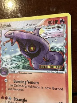 Pokemon Dragon Frontiers Arbok Stamped 13/101 Reverse Holo Rare LP - Image 4