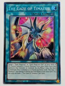 YuGiOh - MZMU-EN013 The Gaze of Timaeus - Collector's Rare - Image 1