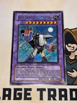 Yu-Gi-Oh Super Vehicroid - Stealth Union 1st Ed Secret Rare GLAS-EN041 LP - Image 2