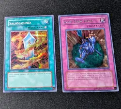 Yu-Gi-Oh! Vintage DDS Holo Duo - Salamandra & Acid Trap Hole Magic/Trap Promo - Image 1