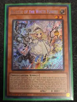 Yugioh! NM Elzette of the White Forest - INFO-EN014 - Secret Rare - 1st Edition - Image 1