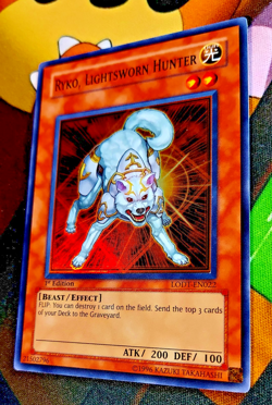 Yugioh Ryko, Lightsworn Hunter LODT-EN022 Super Rare MP 1ST EDITION - Image 1