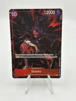 One Piece CCG Shanks OP09-004 SR Alt Art Emperors in the New World English NM - Image 1
