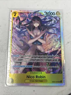 Nico Robin (055) EB03-055 SR Foil Extra Booster: One Piece Heroines Edition NM - Image 2