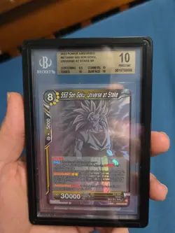 Dragon Ball Super Card Game SS3 Son Goku Universe at Stake Power Absorbed BGS 10 - Image 1