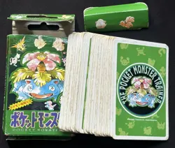 Japanese Pokemon Poker Playing Cards 1996 Green Venusaur include Charizard etc - Image 2