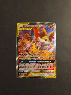 Pokemon TCG Charizard & Braixen GX Holo Ultra Rare SM230 Promo NM Card - Image 1