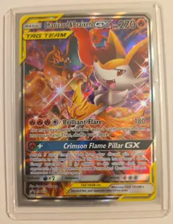 Pokemon TCG Charizard & Braixen GX Holo Ultra Rare SM230 Promo NM Card - Image 2