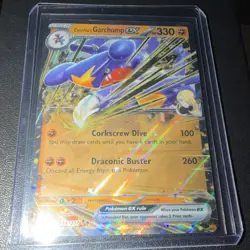 Pokemon Cynthia's Garchomp EX Holo Card 111/217 Dragon 330 HP Rare - Image 1