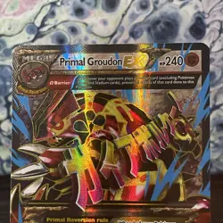 Pokemon Primal Groudon EX Holo Rare Card XY Primal Clash 151/160 - Image 3