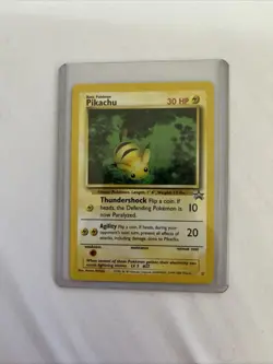 Black Star Promo Pikachu 27 - WOTC - Rare Non-Holo Pokemon Card NM - Image 1