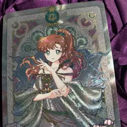 Jupiter Sailor Moon Classic Pretty Guardian GODDESS ACG Waifu Girl Foil Card - Image 2