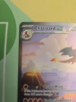 Pokemon TCG Charizard EX Scarlet & Violet 151 Card 199/165 Sir NM/M Condition - Image 3
