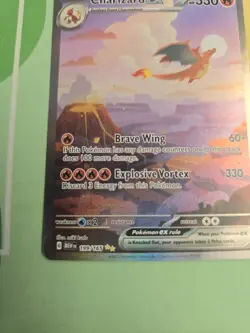 Pokemon TCG Charizard EX Scarlet & Violet 151 Card 199/165 Sir NM/M Condition - Image 5