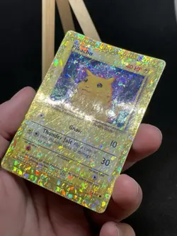 Pikachu STICKER Vending Machine PRISM HOLO Pokemon Card Vintage 90's Retro Rare - Image 3