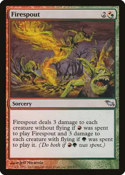 MTG Foil - Firespout - 205 / MP / English - Image 1