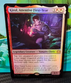 magic the gathering - FOIL! - Kirol, Attentive First-Year - Legendary Creature - Image 1